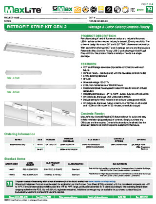 RS2 Series Retrofit Strip