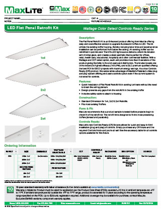 FPR Series Flat Panel Retrofit