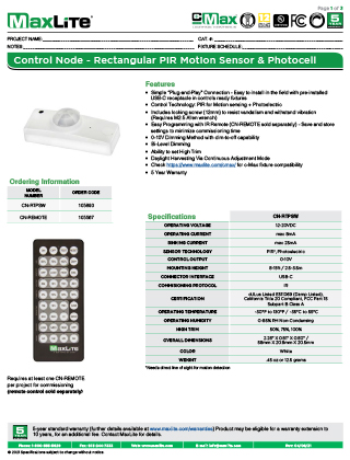 Rectangular Control Node